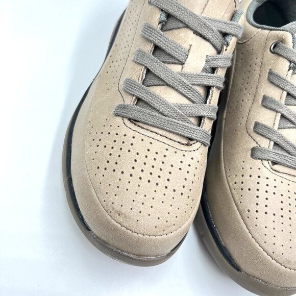 6‎ 4E XX WIDE WIDTH Propet Womens Sadie Brown Tan Leather Comfort Shoes Sneakers - Picture 4 of 13